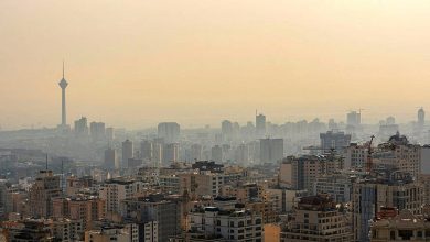 کیفیت هوای تهران در شرایط خطرناک است
