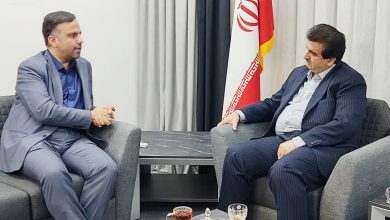 حضور مدیرعامل و معاونان بانک رفاه در بیمه میهن 6 | نقش نیوز دیدار مدیران عامل بانک رفاه و بیمه میهن