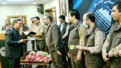 تجلیل از کارگران نمونه چادرملو بمناسبت روز جهانی کارگر