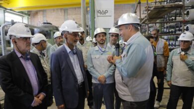 بازدید رییس هیئت عامل ایمیدرو از فولاد مبارکه