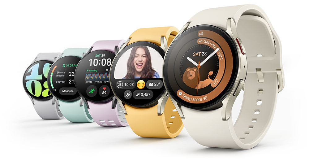 براساس گزارش‌ها، به‌نظر می‌رسد بند دکمه‌ای گلکسی واچ ۶ با نسل‌های قبلی واچ‌های ساخت کمپانی سامسونگ سازگاری دارند.