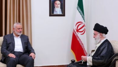 رهبرمعظم انقلاب در دیدار هنیه تاکید کردند:حمایت از مقاومت فلسطین ، سیاست همیشگی جمهوری اسلامی