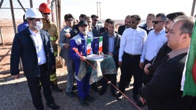 مخزن ذخیره سازی گاز طبیعی در خاورمیانه به مدار تولید پیوست