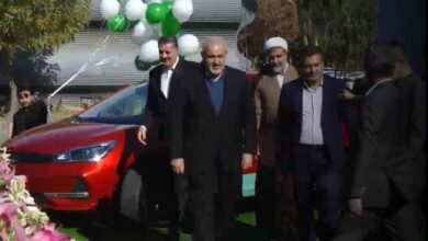 رونمایی از نخستین خودروی برقی با پلاک ملی