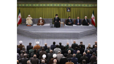 رهبر انقلاب در دیدار مسوولان نظام و سفرای کشورهای اسلامی: وظیفه دولتها، قطع کمک به رژیم صهیونیستی است 5 | نقش نیوز رهبر انقلاب در دیدار مسوولان نظام و سفرای کشورهای اسلامی: وظیفه دولتها، قطع کمک به رژیم صهیونیستی است