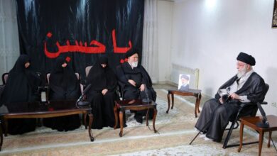 رهبر انقلاب در دیدار با خانواده آیت الله رئیسی؛  تشییع مردمی رئیسجمهور پیام قوت جمهوری اسلامی به همهی دنیا بود 6 | نقش نیوز رهبر انقلاب در دیدار با خانواده آیت الله رئیسی؛  تشییع مردمی رئیسجمهور پیام قوت جمهوری اسلامی به همهی دنیا بود