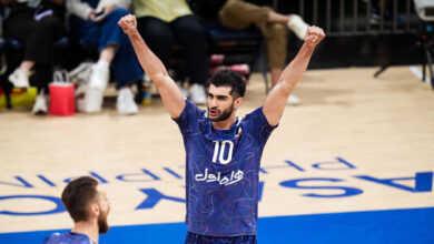 اسماعیل‌نژاد امتیازآورترین بازیکن ایران در دیدار با آلمان