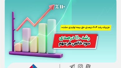 جزییات رشد ۶۰۴ درصدی حق بیمه تولیدی بیمه ملت 4 | نقش نیوز جزییات رشد ۶۰۴ درصدی حق بیمه تولیدی بیمه ملت