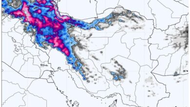 سامانه بارشی برف و باران در راه ۶ استان 4 | نقش نیوز سامانه بارشی برف و باران در راه ۶ استان
