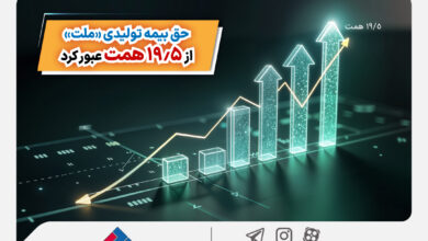 حق بیمه تولیدی «ملت» از 19.5 همت عبور کرد 7 | نقش نیوز رشد 4 برابری حق بیمه تولید شده «ملت» در 11 ماهه 1403