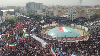 وداع مردم تهران با قهرمانان مقاومت؛بدرقه سرداران و دانشمندان شهید 5 | نقش نیوز وداع مردم تهران با قهرمانان مقاومت؛بدرقه سرداران و دانشمندان شهید