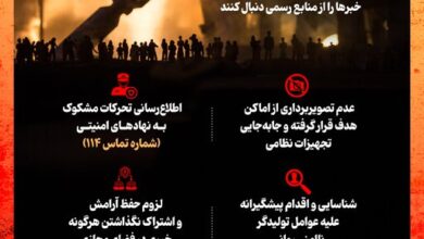 اینفوگرافیک/ اقدامات حیاتی در شرایط بحرانی (جنگی)