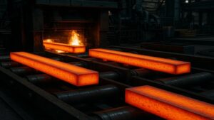 از خط تولید شمش آهن 1 | نقش نیوز