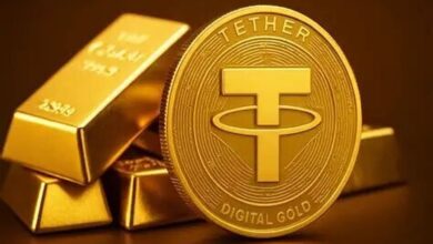 ذخایر طلای توکنشده تتر رکورد زد 1 | نقش نیوز آخرین وضعیت بازار رمزارز_ها در جهان