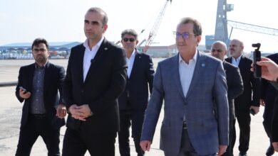 تأکید بر توسعه همکاریهای بندری و دریایی در شمال کشور 4 | نقش نیوز بازدید معاون وزیر راه و شهرسازی از زیرساخت_های بندری و لجستیكی منطقه آزاد انزلی