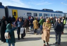 دومین قطار گردشگری مثلث طلایی به یزد وارد شد 2 | نقش نیوز دومین قطار گردشگری مثلث طلایی به یزد وارد شد