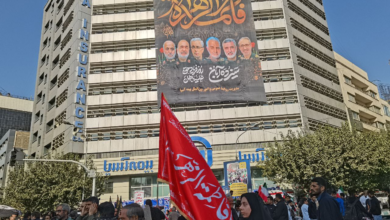 گزارش تصویری از مراسم راهپیمایی ۱۳ آبان در تهران 6 | نقش نیوز متحد و استوار، مقابل استکبار