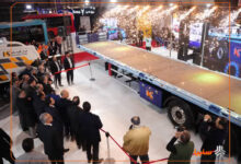 رونمایی از تریلر نسل جدید ایرانکاوه سایپا در نمایشگاه حملونقل مشهد 2 | نقش نیوز رونمایی از تریلر نسل جدید ایرانکاوه سایپا در نمایشگاه حملونقل مشهد