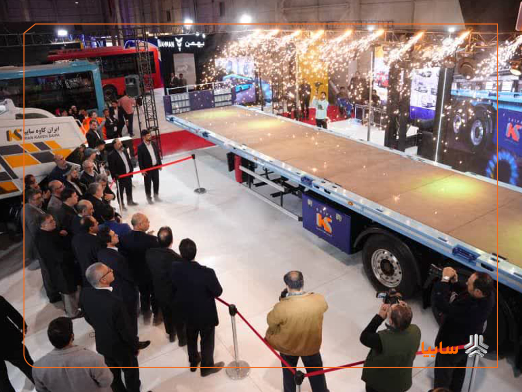 رونمایی از تریلر نسل جدید ایران‌کاوه سایپا در نمایشگاه حمل‌ونقل مشهد